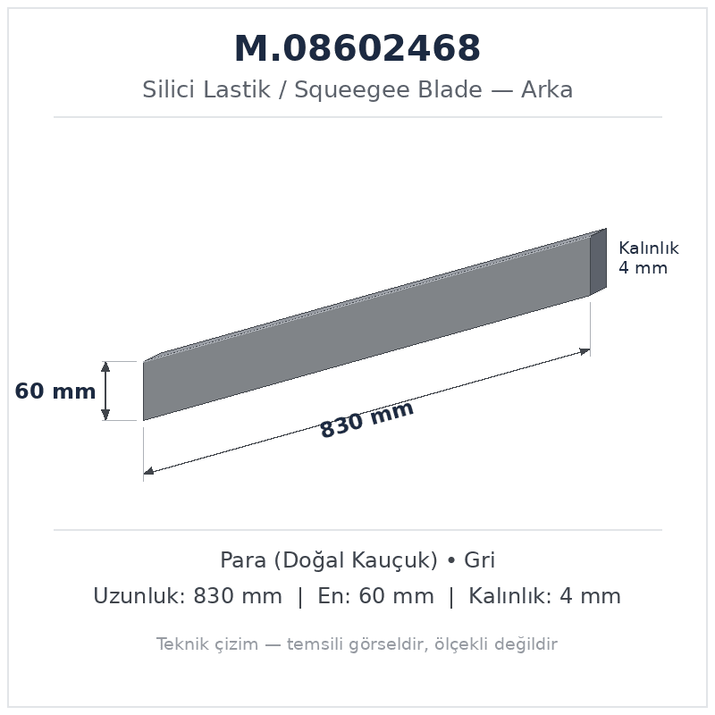 Silici Lastik M.08602468