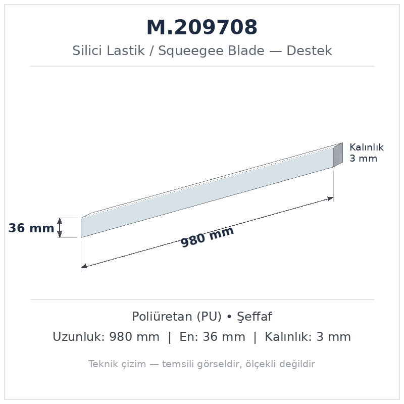 Destek Parçası M.209708