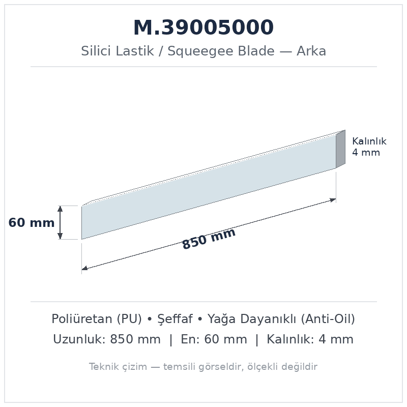 Silici Lastik M.39005000