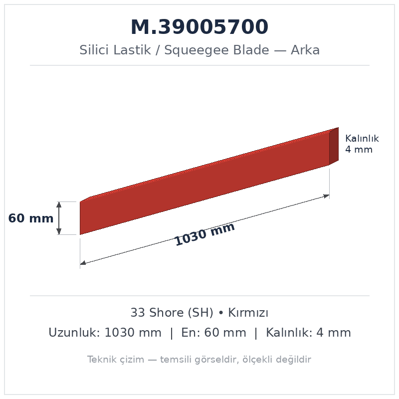 Silici Lastik M.39005700