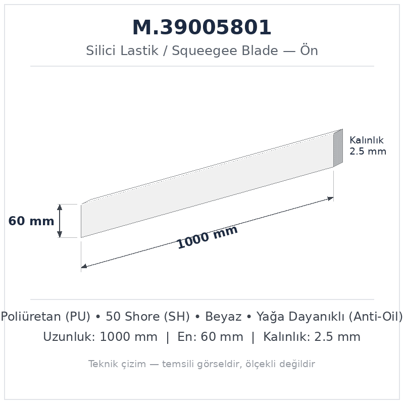 Silici Lastik M.39005801