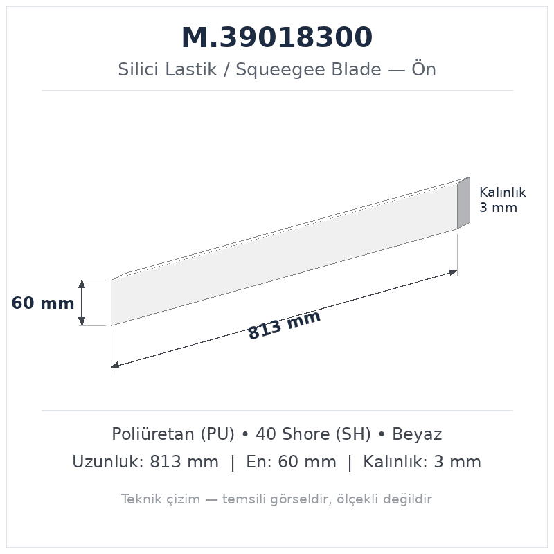 Silici Lastik M.39018300