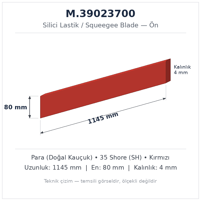Silici Lastik M.39023700