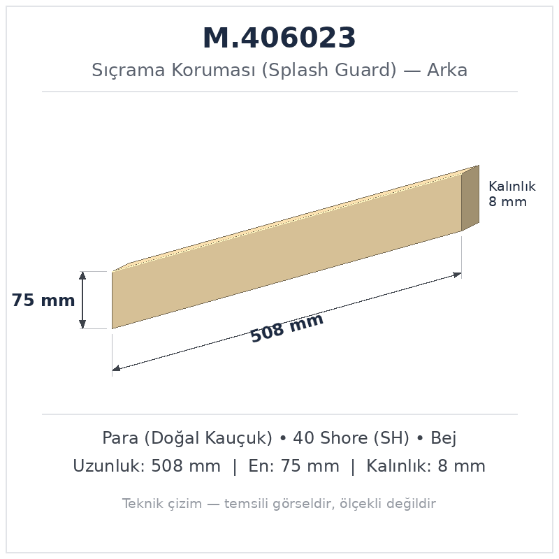 Sıçrama Koruması M.406023