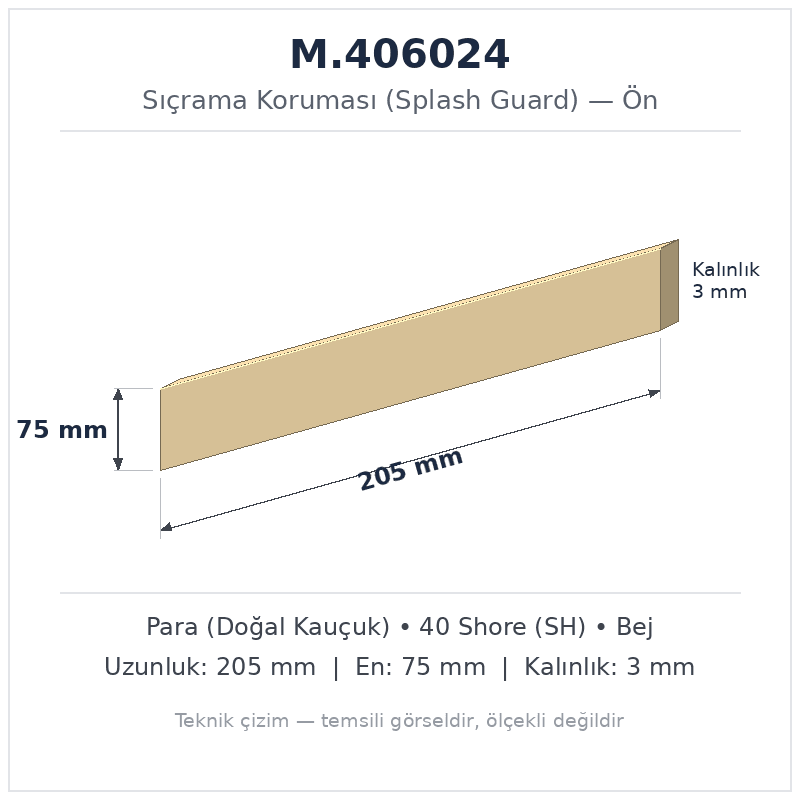 Sıçrama Koruması M.406024