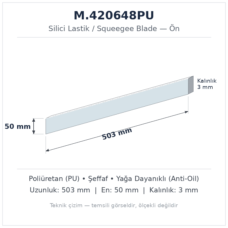 Silici Lastik M.420648PU