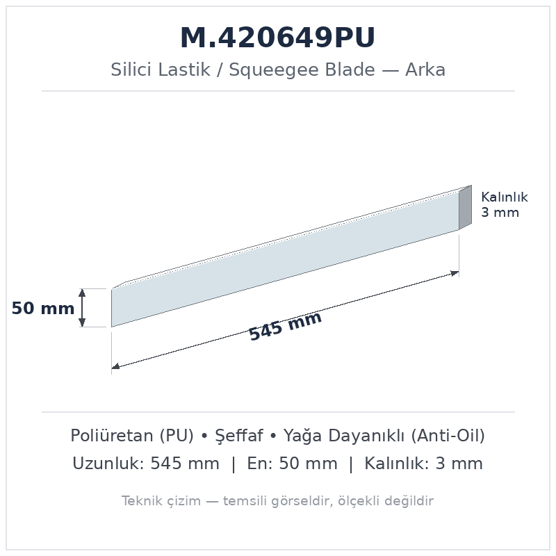 Silici Lastik M.420649PU