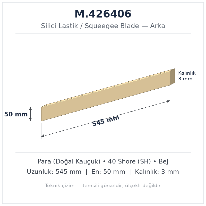 Silici Lastik M.426406