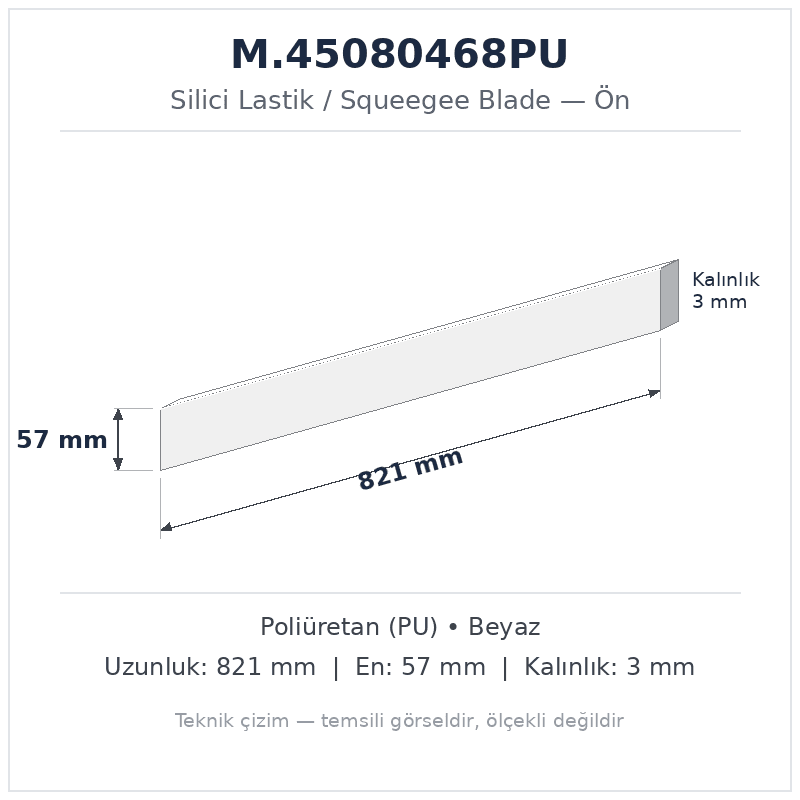Silici Lastik M.45080468PU