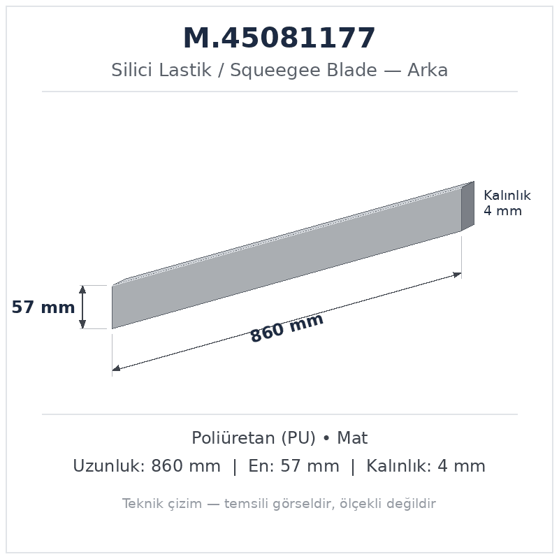 Silici Lastik M.45081177