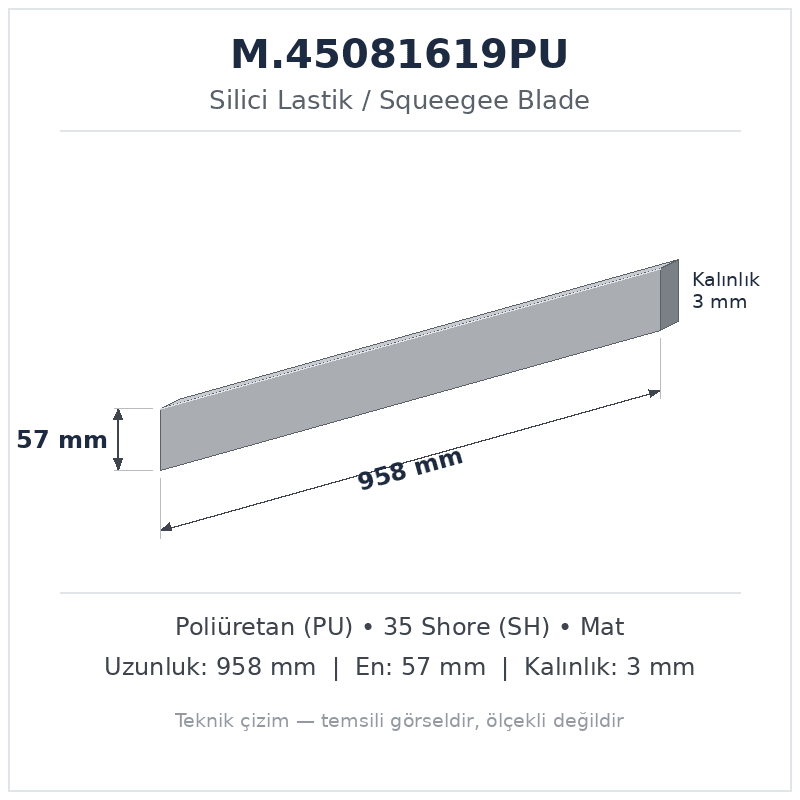 Silici Lastik M.45081619PU