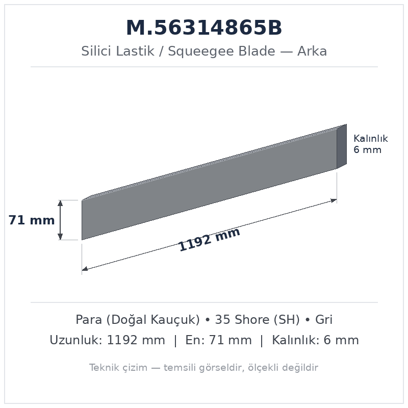 Silici Lastik M.56314865B