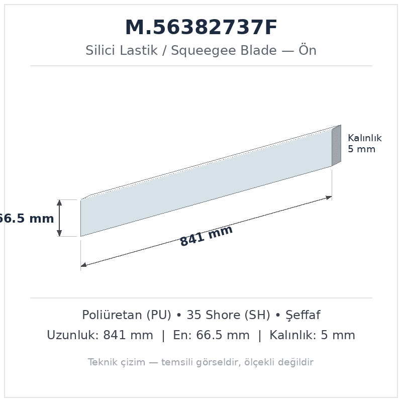Silici Lastik M.56382737F
