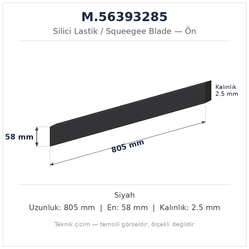 Silici Lastik M.56393285