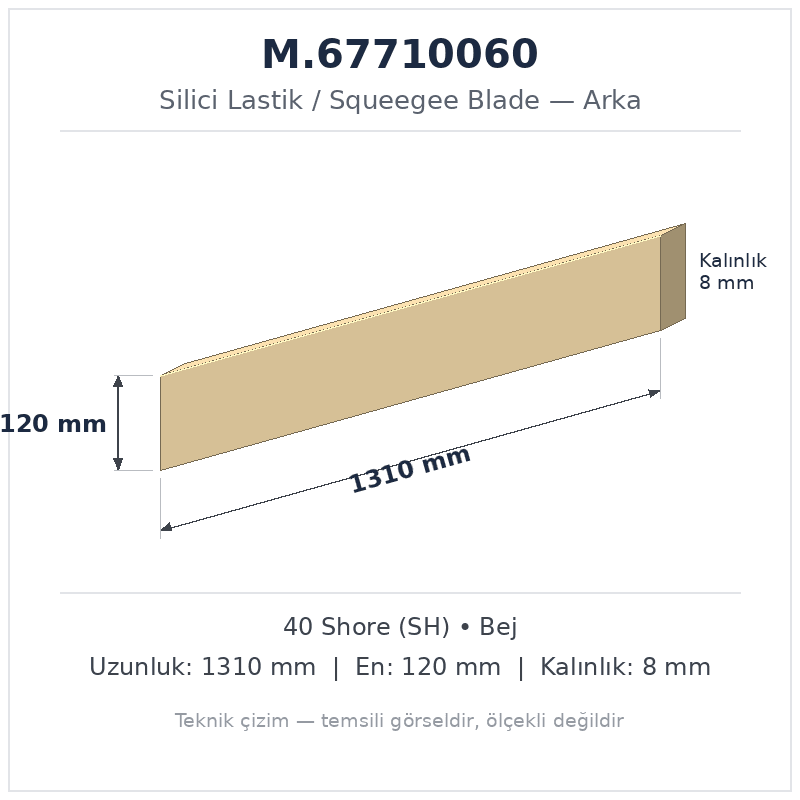 Silici Lastik M.67710060
