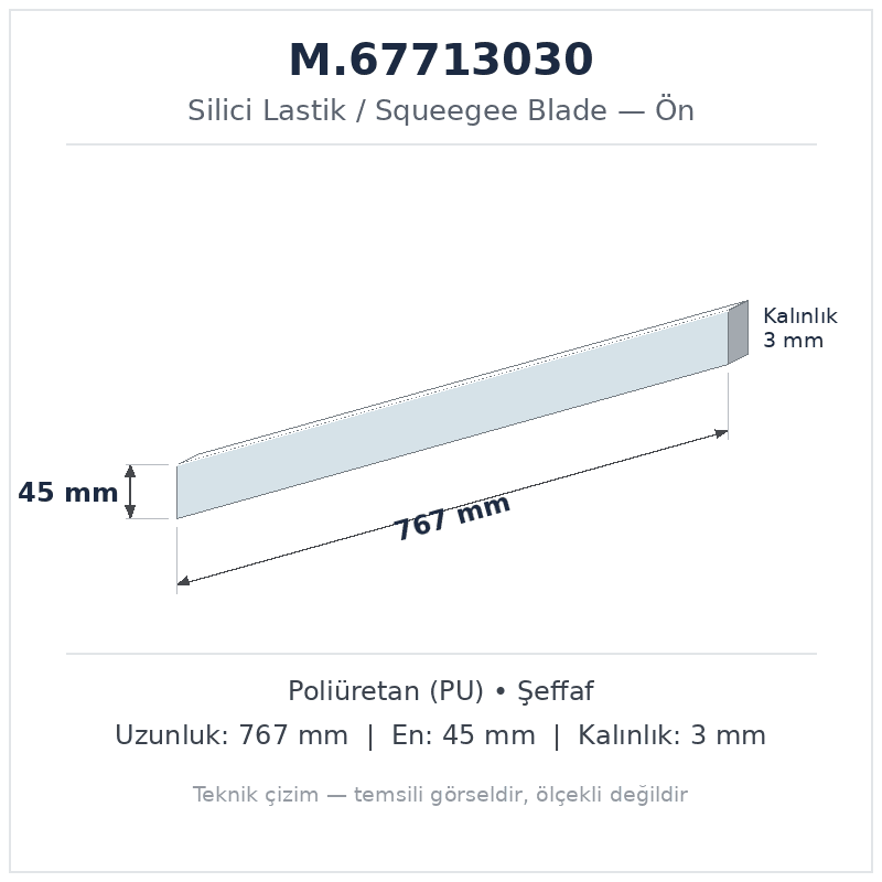 Silici Lastik M.67713030