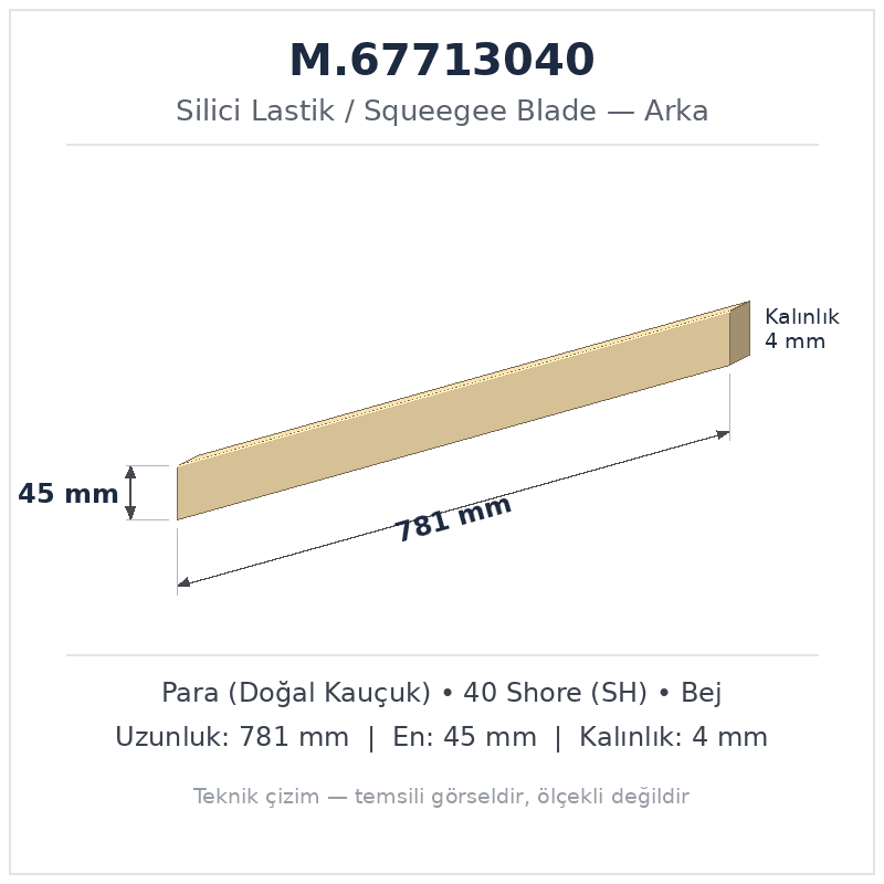 Silici Lastik M.67713040