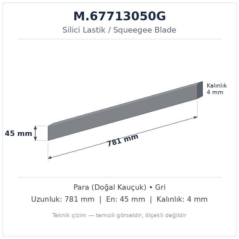 Silici Lastik M.67713050G