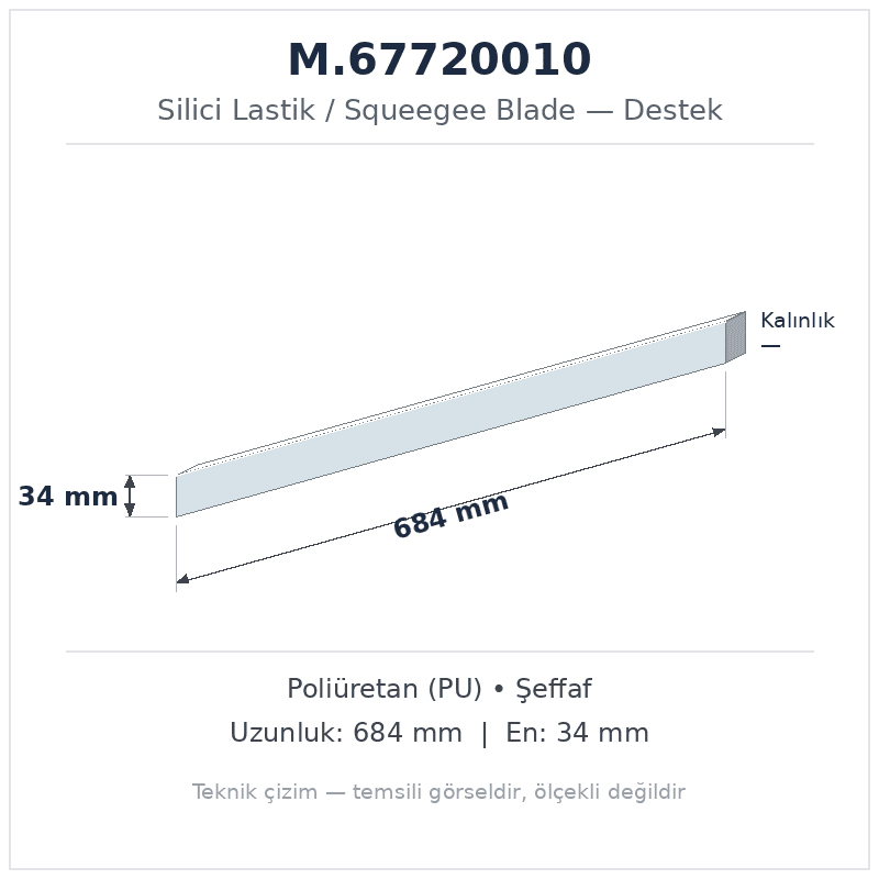 Destek Parçası M.67720010