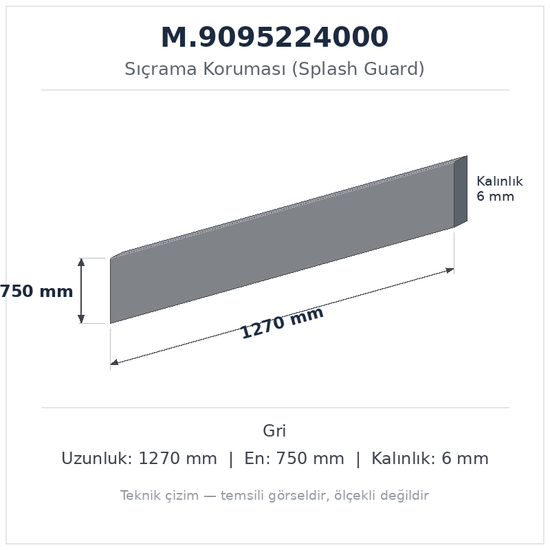 Sıçrama Koruması M.9095224000
