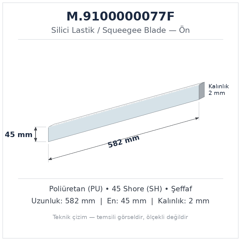 Silici Lastik M.9100000077F
