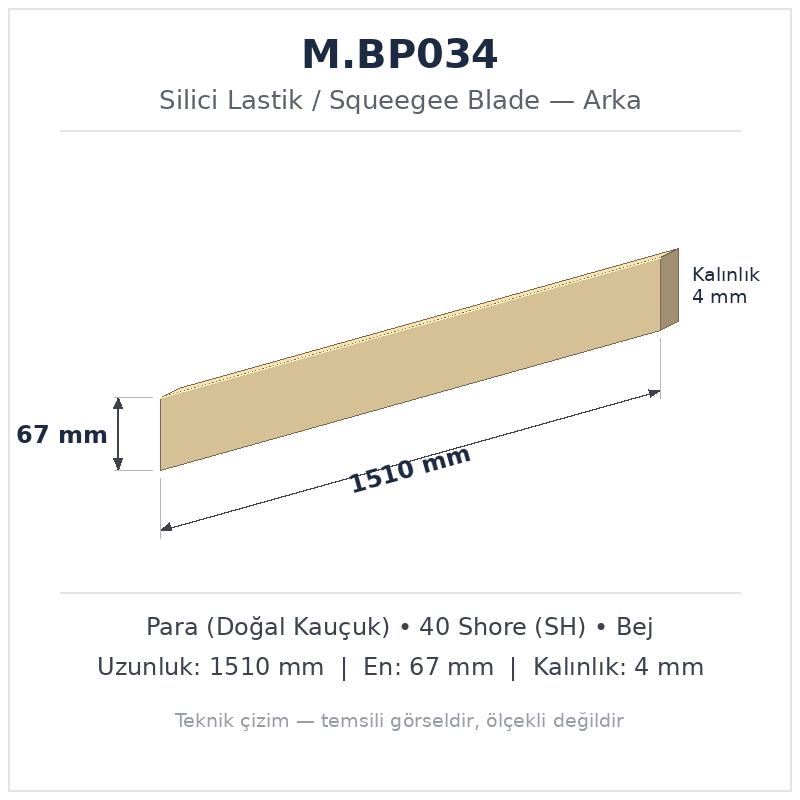 Silici Lastik M.BP034