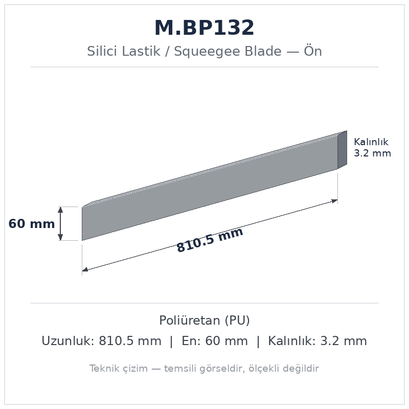 Silici Lastik M.BP132