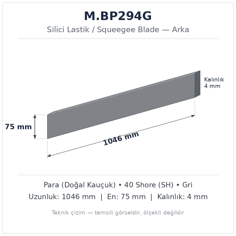 Silici Lastik M.BP294G