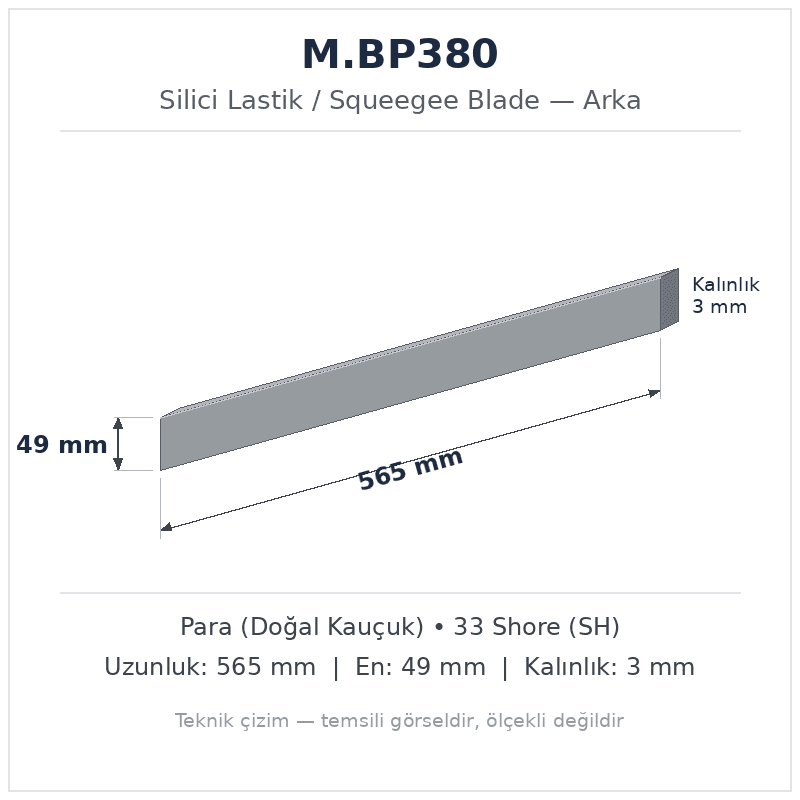 Silici Lastik M.BP380