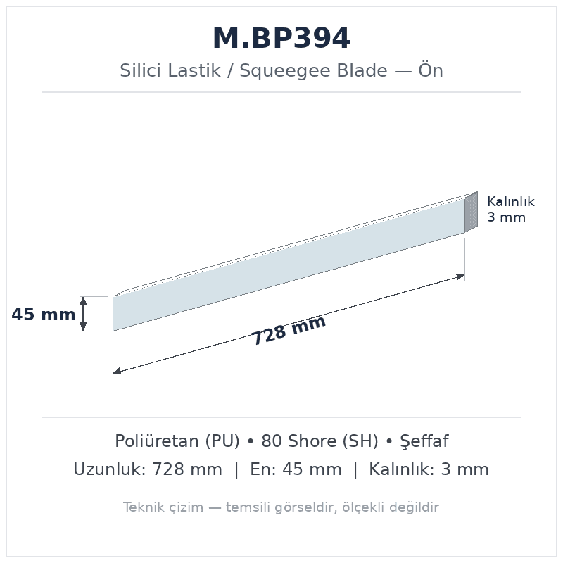 Silici Lastik M.BP394