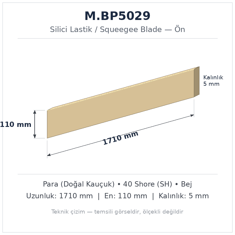 Silici Lastik M.BP5029