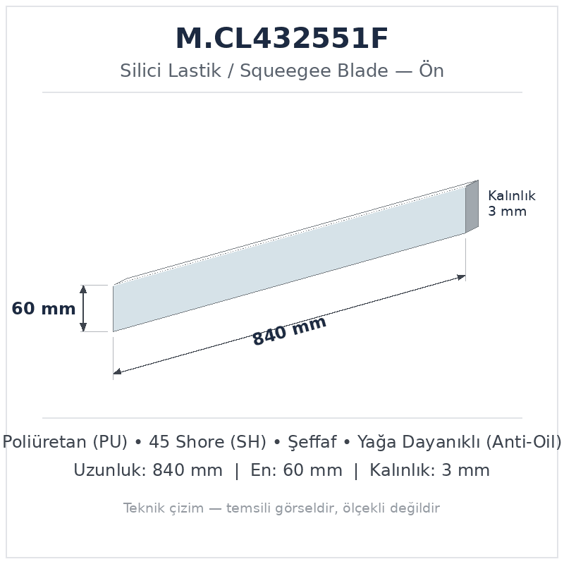 Silici Lastik M.CL432551F