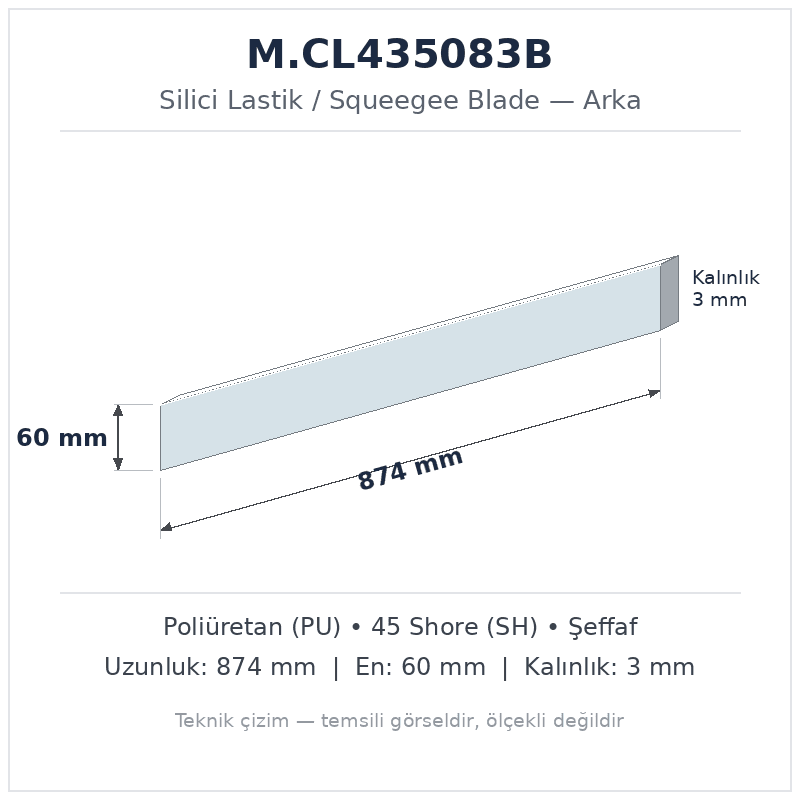 Silici Lastik M.CL435083B