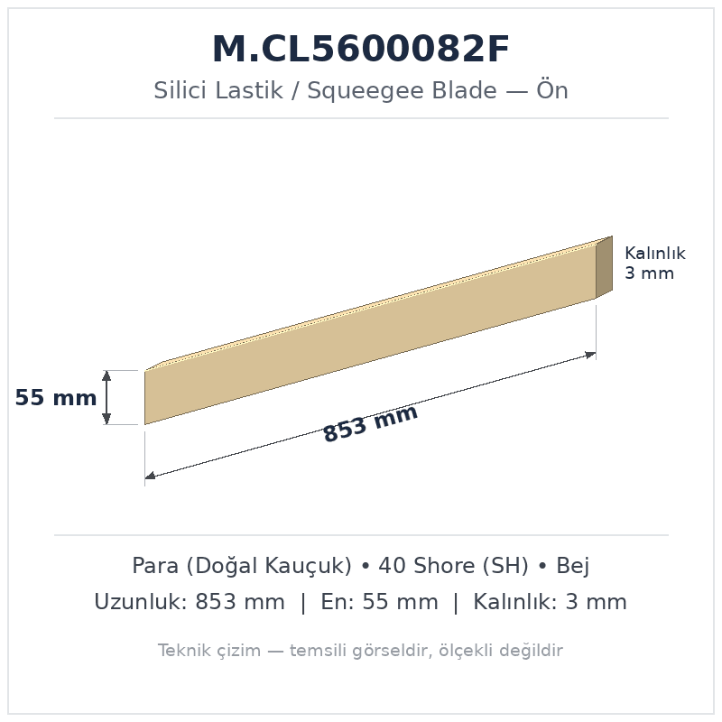 Silici Lastik M.CL5600082F