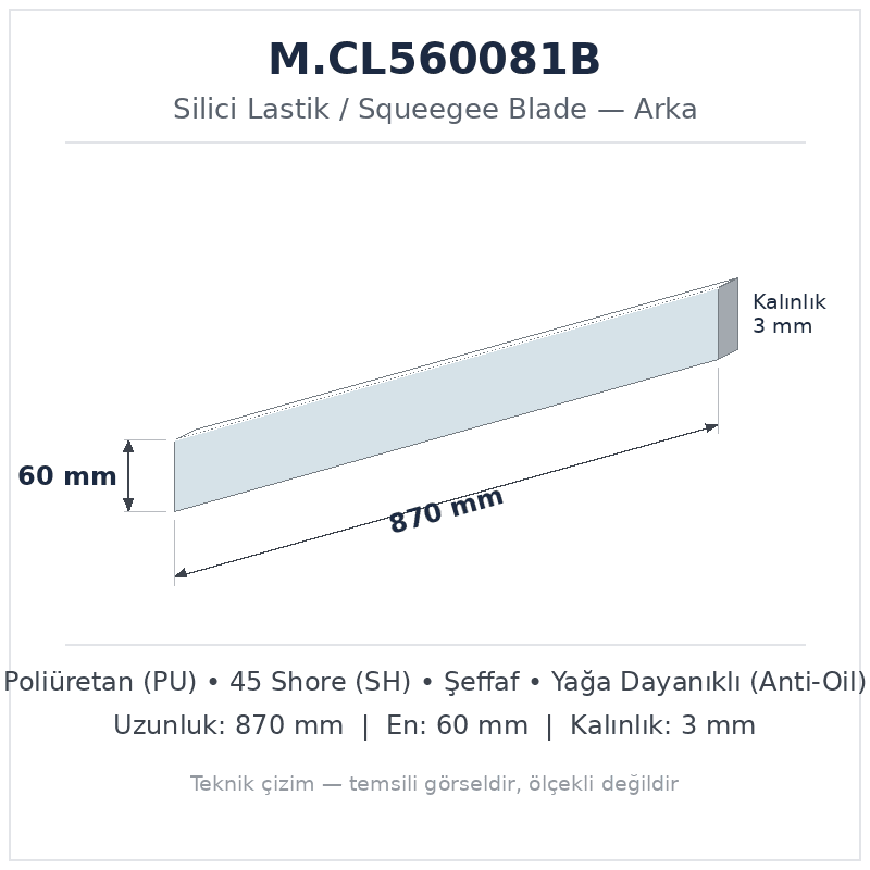 Silici Lastik M.CL560081B