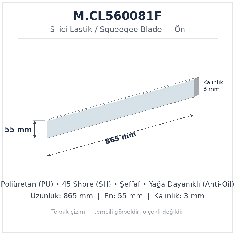 Silici Lastik M.CL560081F