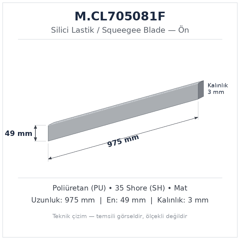 Silici Lastik M.CL705081F