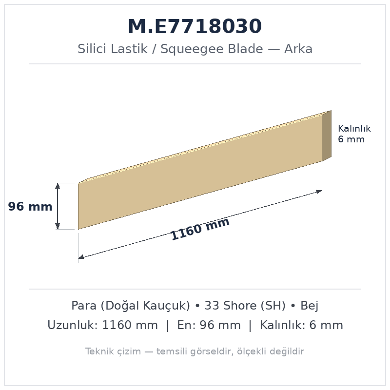Silici Lastik M.E7718030