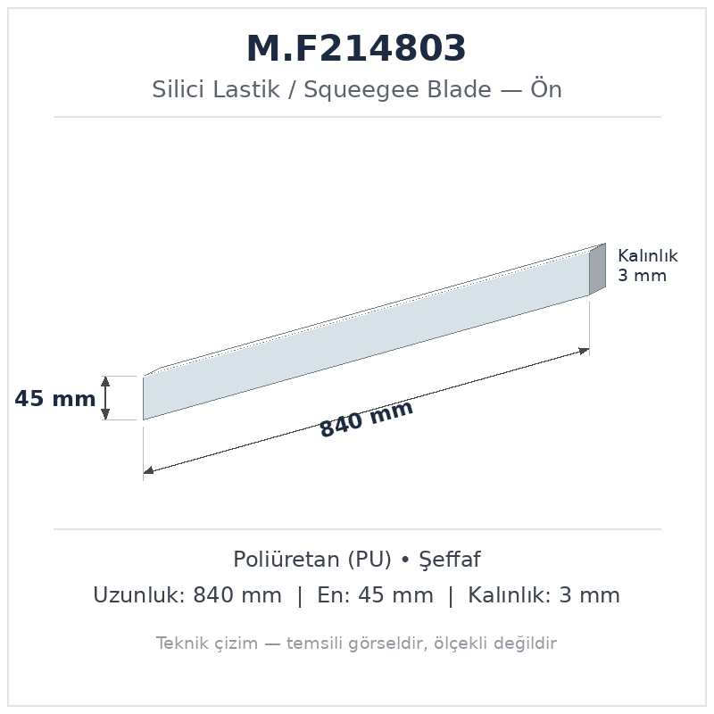 Silici Lastik M.F214803