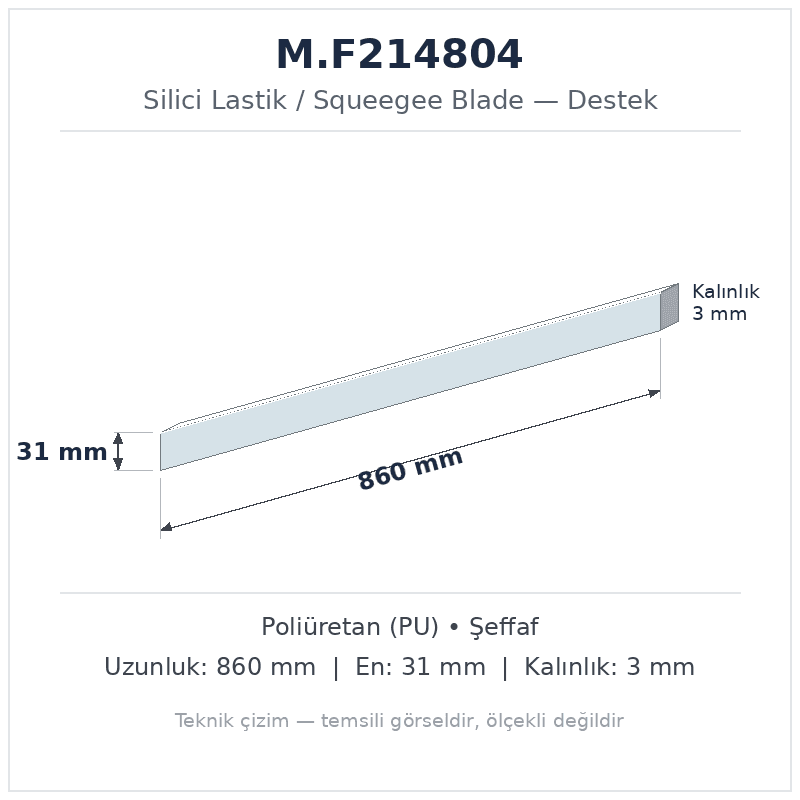 Destek Parçası M.F214804