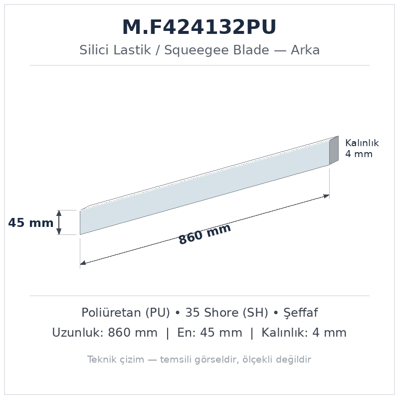 Silici Lastik M.F424132PU