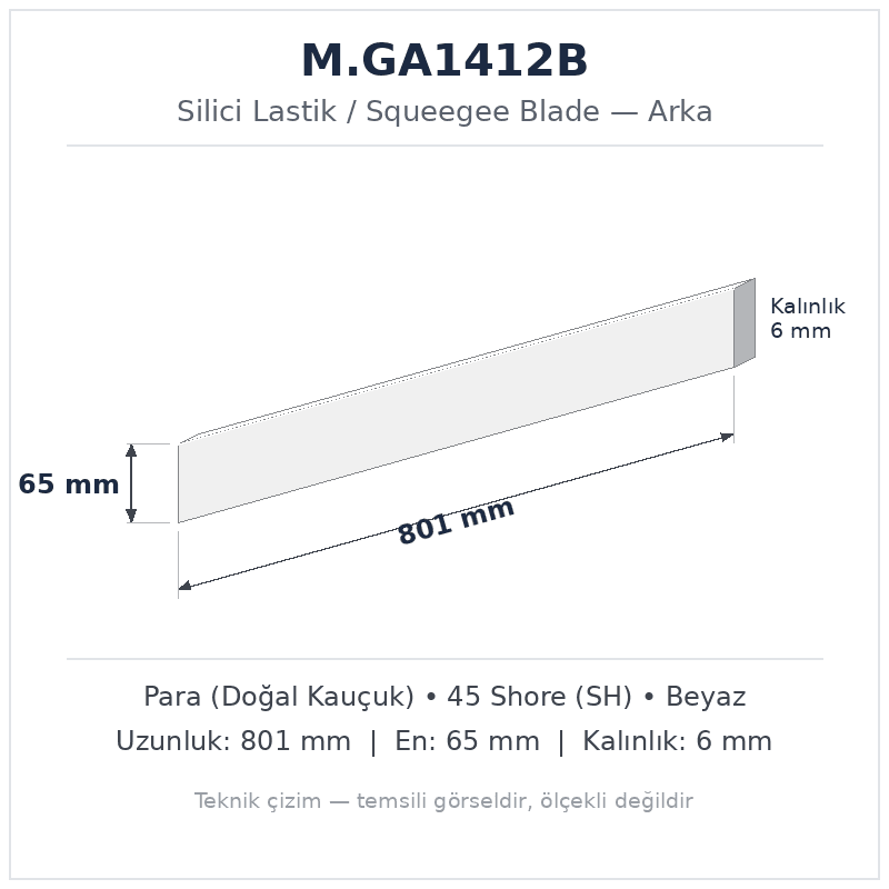 Silici Lastik M.GA1412B