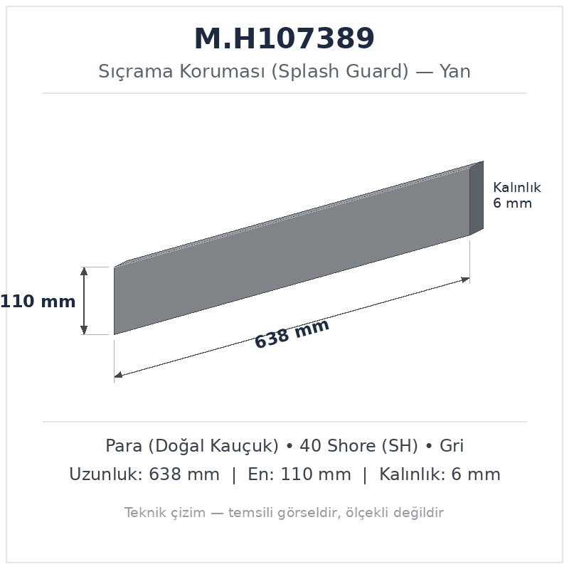 Sıçrama Koruması M.H107389