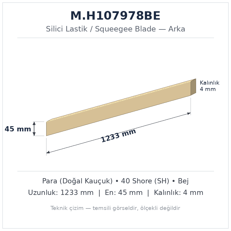 Silici Lastik M.H107978BE