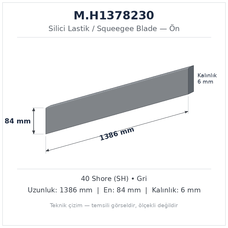 Silici Lastik M.H1378230