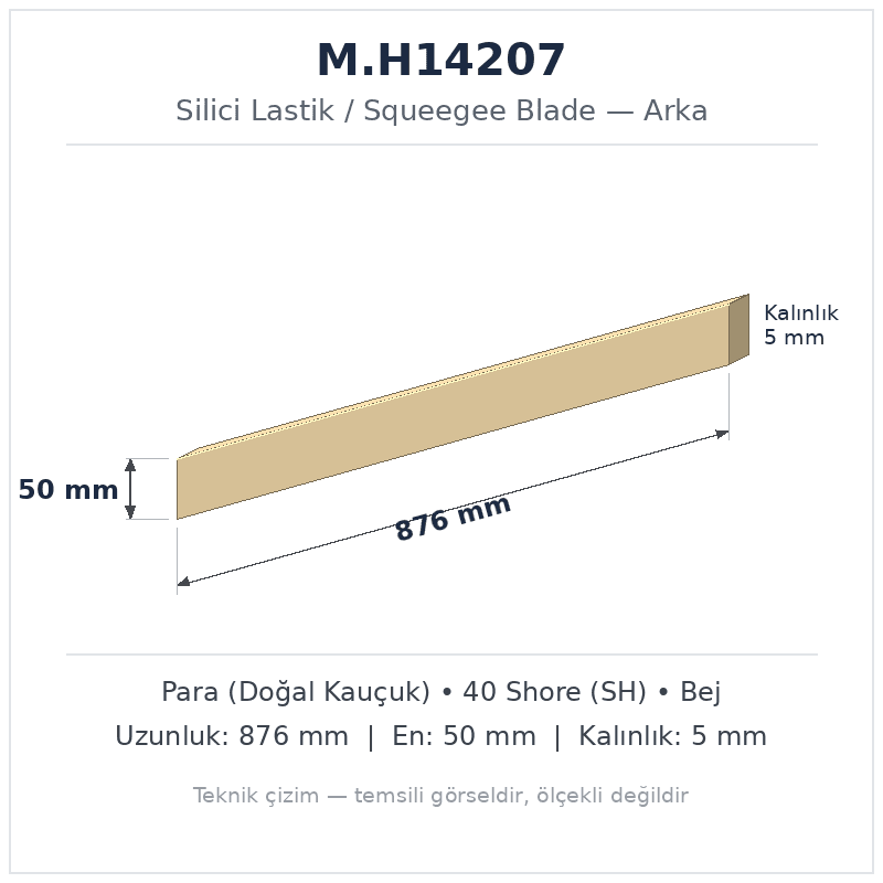 Silici Lastik M.H14207
