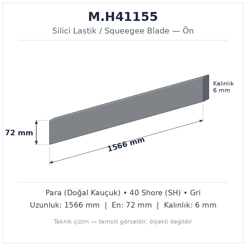 Silici Lastik M.H41155