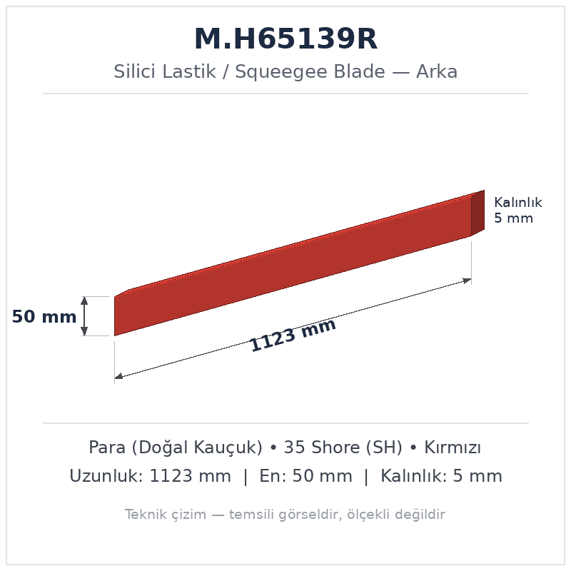 Silici Lastik M.H65139R