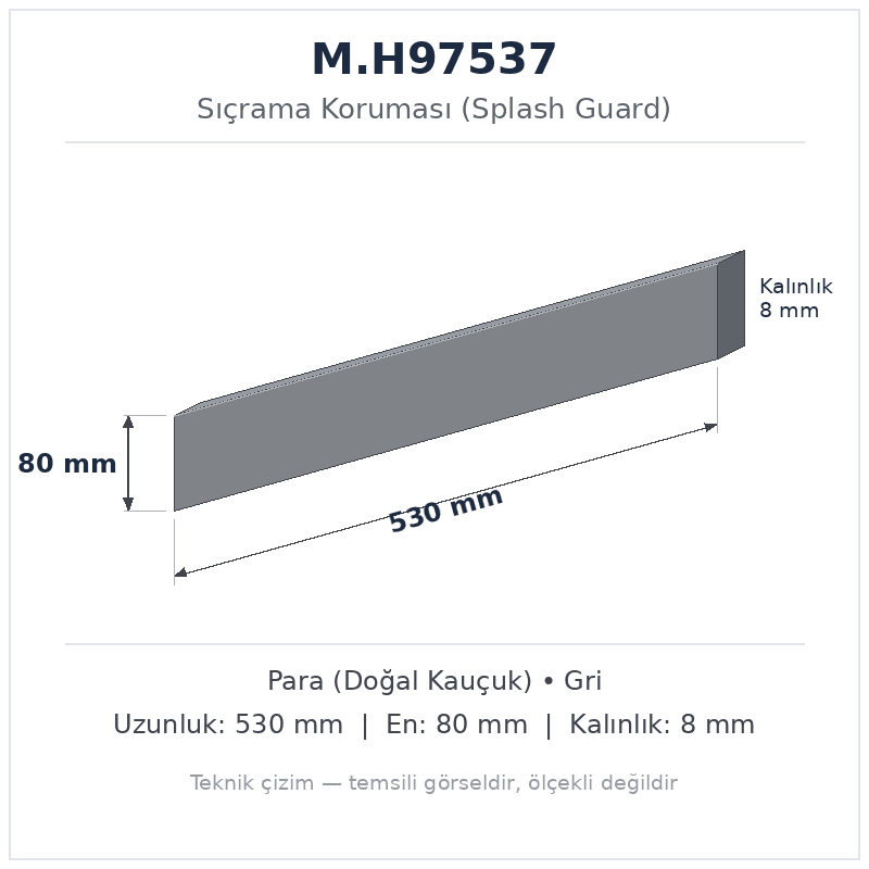 Sıçrama Koruması M.H97537