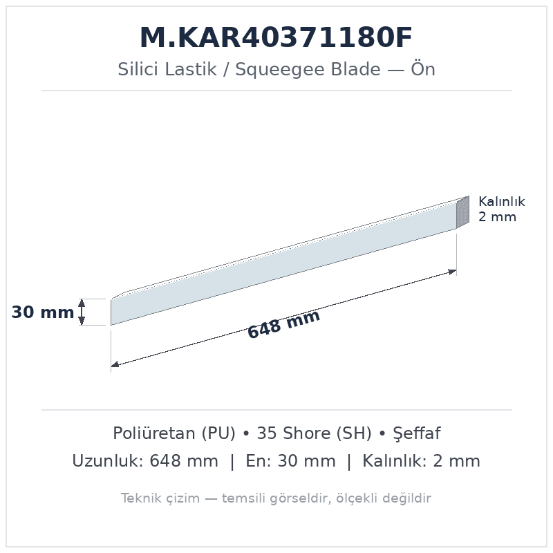 Silici Lastik M.KAR40371180F